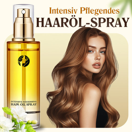 ✨🔥MEHR KAUFEN, MEHR SPAREN🔥 Intensiv Pflegendes Haaröl-Spray - Mit Keratin und Hitzeschutz für Geschmeidigen Glanz und Reparatur bis in die Spitzen 🌟🧴