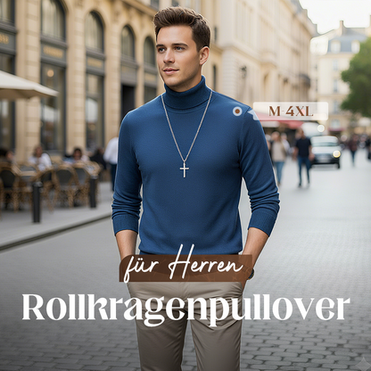 ⏳ Letzter Tag: 50 % auf das gesamte Sortiment!⏰ Premium Kaschmirpulli Herren Einfarbig - Weiches Wohlfühlgarn mit Moderner Passform für Business & Freizeit 👔