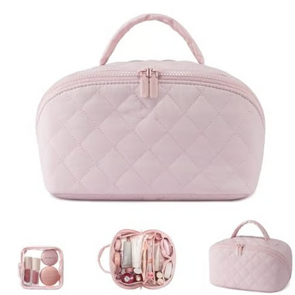 🖤 Black Friday-Sale: 50 % RABATT 🔥 Große, tragbare Kosmetiktasche mit Griff