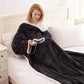 🔥✈Kostenloser Versand🚀🔥🖤 Black Friday Angebot: 50 % Rabatt 🔥Flanelldecke mit Ärmeln und integrierter Heizfunktion