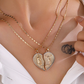 Split Heart Devotional Necklace For Couples