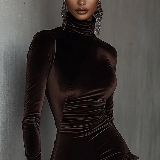 💃✨Elegantes asymmetrisches Kleid mit Spitzenbesatz für Damen | Komfortabel und stilvoll